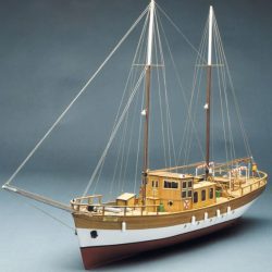 TROTAMARES          800mm 1/43 VELIERO A MOTORE DA CROCIERA - M753