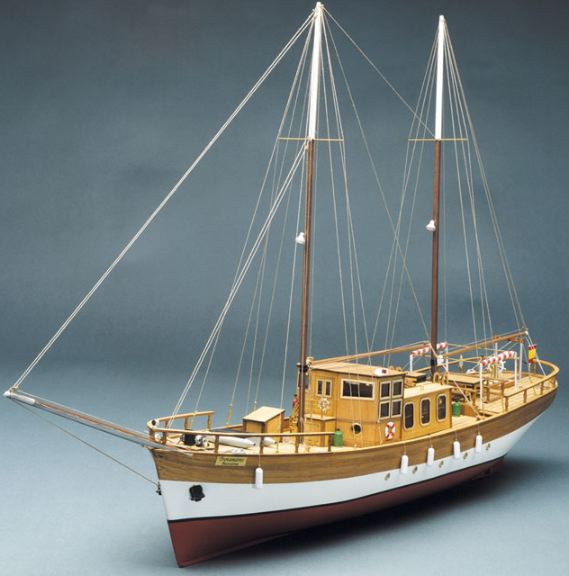 TROTAMARES 800mm 1/43 VELIERO A MOTORE DA CROCIERA - M753