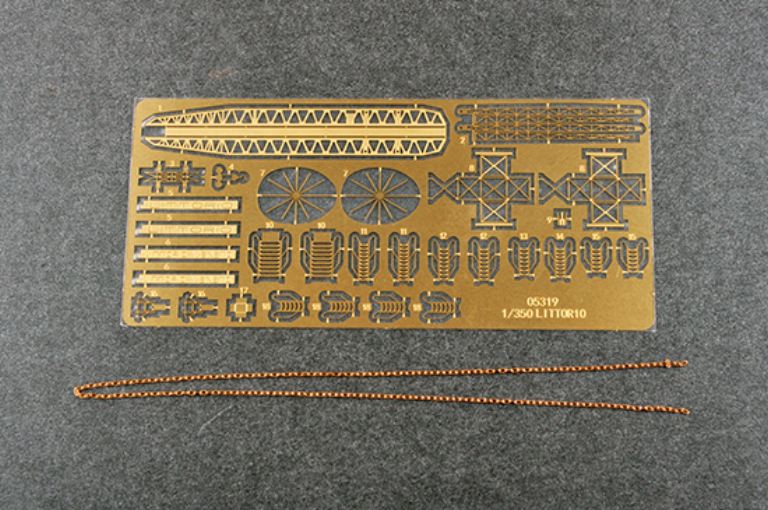 Corazzata italiana RN Littorio 1/350 1941 lunga 716mm - PMATRU05319 - immagine 3