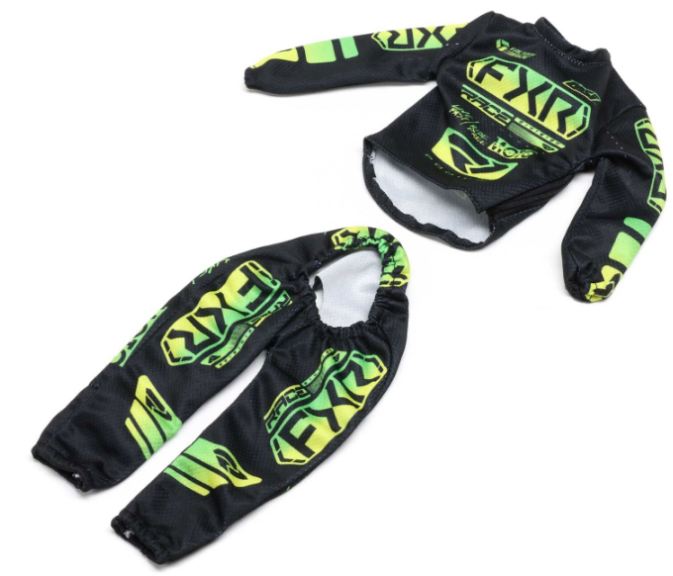 Tuta Pilota FXR Promoto SM nera - HORLOS-2296