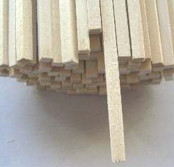 LISTELLI TIGLIO mm  3X3  100PZ - M82607