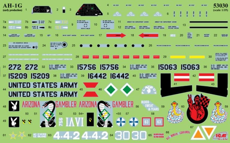AH-1G Cobra Early Productionus Attack 1/35 AH1G - ITAICM53030 - immagine 7