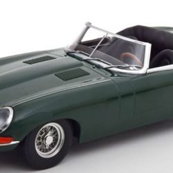 Jaguar E-Type LHD verde 1/18 capote aperta 1961 - MODKKDC180481