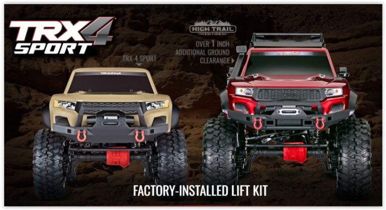 TRX4 Sport High Trail Edition blu 1/10 montata - TXX82044-4BLU - immagine 10