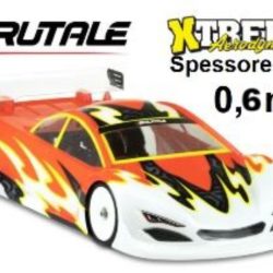 Carrozzeria Xtreme Brutale light 190mm 1/10 trasparente 0,6mm - MTXMTB0418-06