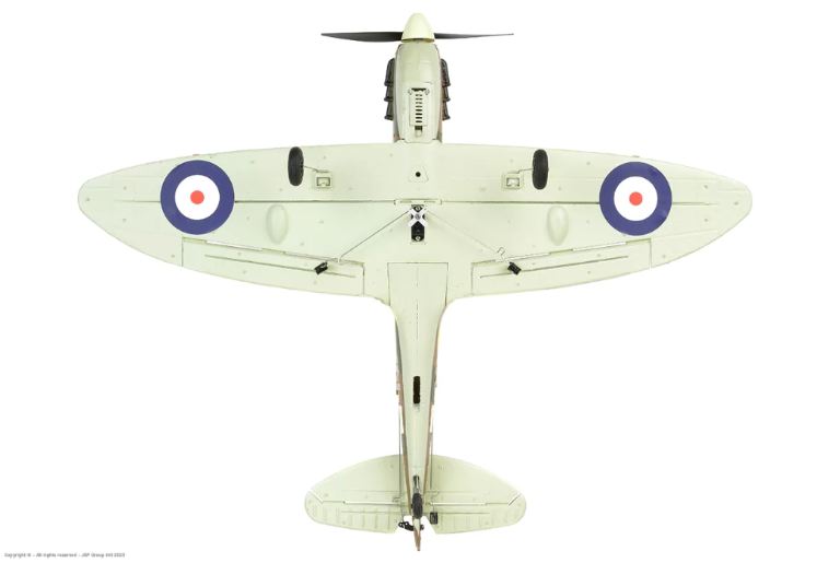 Mini Spitfire MK II Tan e verde 450mm completo di tutto con 2 LiPo - SU-EZ-025 - immagine 10
