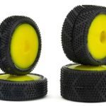 Micro-B Gomme e cerchi gialli 4pz ideale per moquette - PROUPG-10011Y
