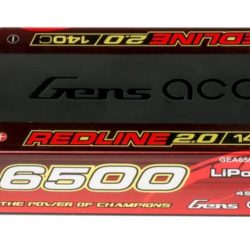 LiPo Shorty HV RedLine 2.0 7,6v 6500mAh 140C 2s1p hardcase 225gr - GEN65002S14S5