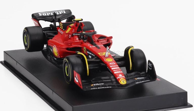 Ferrari F1 SF23 Monza Sainz #55 con casco 1/43 anno 2023 - BUR18-36835SM - immagine 7