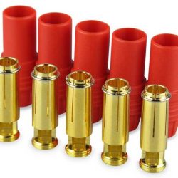 CONNETTORI AS150 ROSSI FEMMINA 150Ah 5pz ANTI SCINTILLA - CND600210