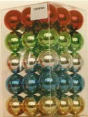 CUBO SFERE 50mm ORO       45pz PLASTICA - YSCU50045O