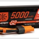 LiPo 7,4v 5000mAh 50C smart G2 connettore IC5/EC5 +  adattataore IC3/EC3 - HORSPMX52S5H5