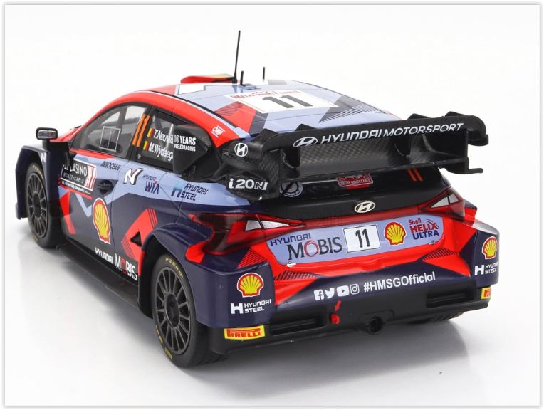 HYUNDAI i20 N RALLY1 1/18 TEAM SHELL MO - IXO18RMC153A - immagine 5