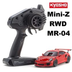 Porsche 911 GT3 RS Arancio Lava Mini-Z RWD MR04 W-MM - KYO32358OR