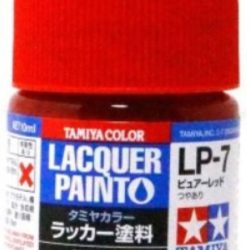 LP-7 PURE RED 1pz bottiglietta colore a smalto - TAM82107-1PZ