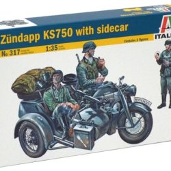 ZUNDAPP KS750 CON SIDECAR 1/35 GERMANIA WWII - ITA317