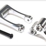 Promoto MX Losi asta di trazione in alluminio colore argento - HORLOS364001