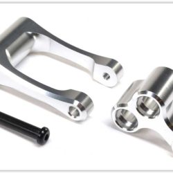 Promoto MX Losi asta di trazione in alluminio colore argento - HORLOS364001