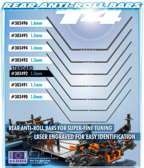 BARRA POSTERIORE 1,4mm T4 - HUD303494 - immagine 2