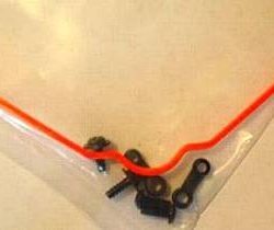 BARRA ANT. 1,8mm ARANCIONE TS4 - THUPD0993