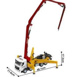 Camion pompa cemento con radio a 11 canali scala 1/18 con pompa acqua - RADCH1381