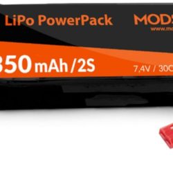 Batteria per Easy Trainer 800 LiPo 2s 7,4v 350mAh 30C JST - RBT-MD10085