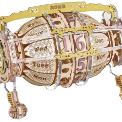 Calendario meccanico kit costruzione in legno con parti in movimento - PCH15147