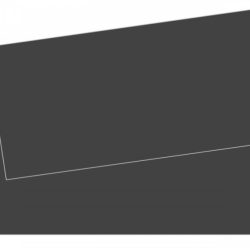 Piastra in fibra di vetro nera 400x200mm spessore 1mm - PCHC2337