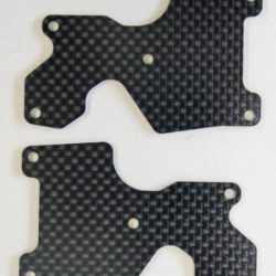 Inserti carbonio bracci MBX8R 1mm posterriori inferiori - MUGE2180