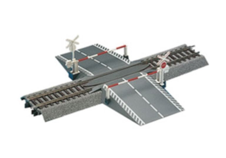Confezione treno analogico HO ICE2 con passaggio a livello - ROCO51162 - immagine 3