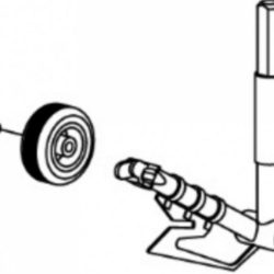 CARRELLO ANTERIORE  BLACK HAWK SoloPro 319 DESTRO - ROBNE251731
