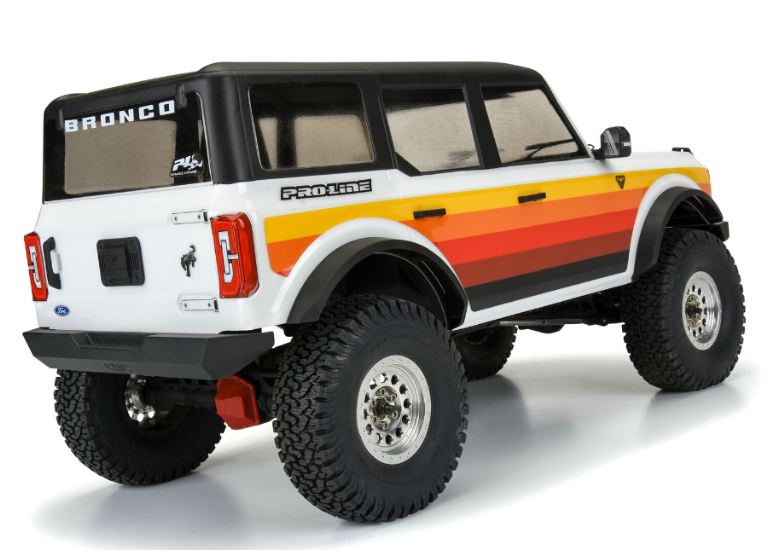 Carrozzeria Ford Bronco 2021 313mm 1/10 per scaler trasparente - PRO3570-00 - immagine 5