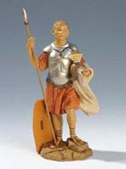 CENTURIONE ROMANO         19cm CON LANCIA E SCUDO - FONT359TL