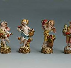 ANGELI STAGIONALI 12cm 1pz TIPO PORCELLANA - FON851-4