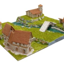 Diorama rurale dimensioni 500x575x180mm 5200 pezzi - NOCAS1456