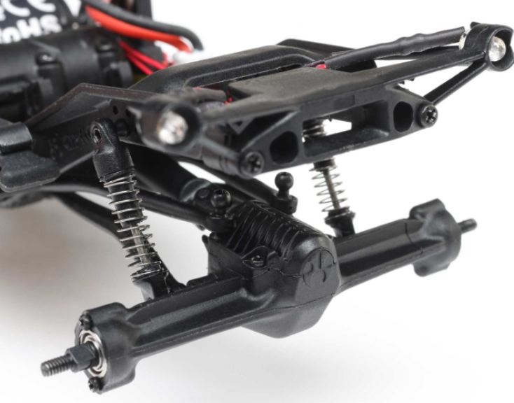 SCX30 Ford Bronco blu 1/30 4x4 Brushed Rock Crawler - HORAXI-2048T1 - immagine 10