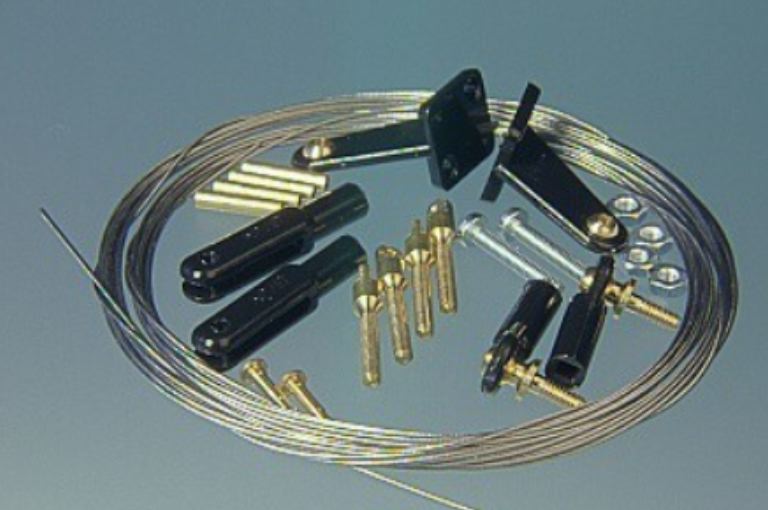 Sistema push & pull completo con cavo,tiranti,forcelle e squadrette. - MPJ2300B