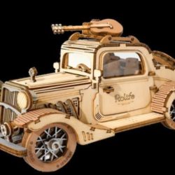 Auto d'epoca (kit in legno tagliato al laser) - PCH15266