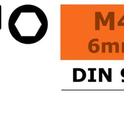 Viti testa a brugola 4x6mm 10pz in acciaio - SUGF-0100-023