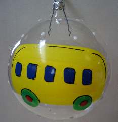 SFERA DECORATA 8cm         1pz Vetro Soffiato - YSA995