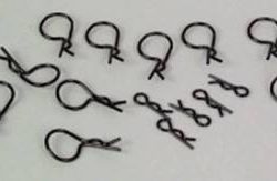 Clips carrozzeria 1/10 spessore 1mm 10pz grandi 5 pz piccoli - TAM50197
