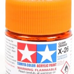 Colore acrilico X-26 Clear Orange 1pz da 10ml trasparente lucido - TAM81526-1PZ