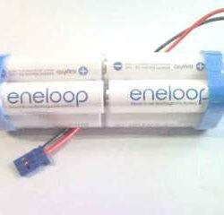 PACCO TX FUTABA ENELOOP  2x2x2 9,6v 2000mah SANYO NiMh - SAN125480