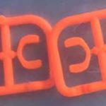 PLASTICHE CARDANI ECS 4pz   T4 ORANGE STR RINFORZATO BLADE - HUD305242