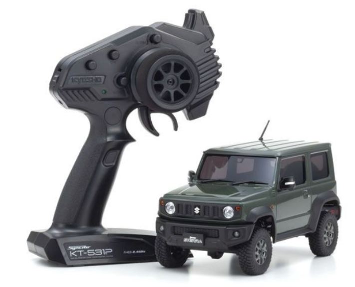 Suzuki Jimny Sierra Jungle Green Mini-Z 1/18 4X4 MX-01 con radio KT531P - KYO32523GR