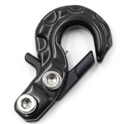 GANCIO A MOLLA NERO PER SCALER 1/10 IN METALLO - GPEDYA-0573BK