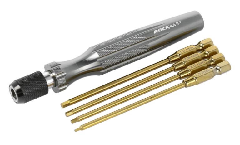 Set 4 chiavi a brugola con impugnatura 1,5/2,0/2,5/3,0mm - RBT-RA50325