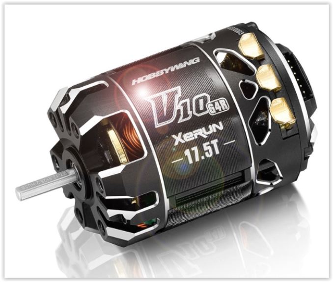 Motore V10 G4R 17.5T 3150KV (1-2S) Hobbywing XERUN - GPED30401748