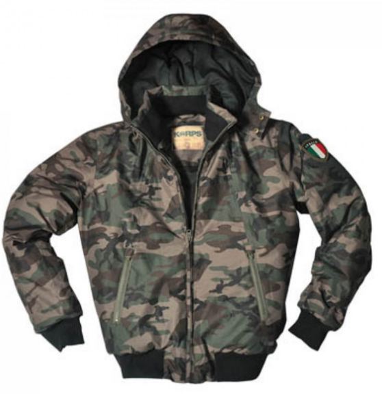 BOMBER IMBOTTITO WOODLAND M MEDIA GIACCA VINTAGE - VST1169-1-W-M