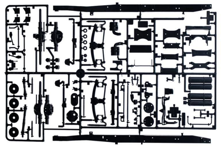 CAMION MB SK EUROCAB 6X4 1/24 - ITA3924 - immagine 3